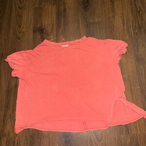 We The Free Coral Short Sleeve Tee
